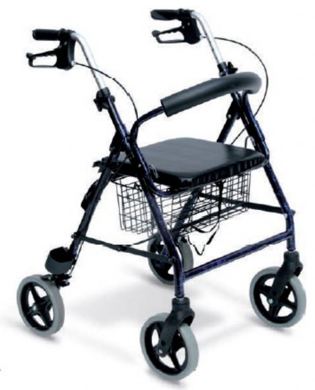 Rollator 4 ruote alluminio ALU