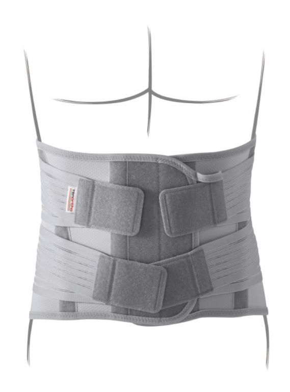 Corsetto muscolo-scheletrico lombare con fibra di carbonio TO1104 - AGILOMB